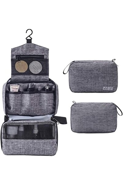 TERRIFI Compact Hanging Toiletry Bag, Portable Water-Resistant Cosmetic and T...