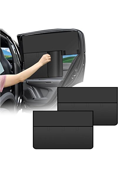 TERRIFI Thickened Magnetic Car Sun Shade, Foldable Side Window Curtain, Sun B...