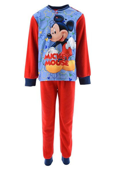 Sun City Fashion Group Πυτζάμα φλις "Mickey Mouse" κόκκινη