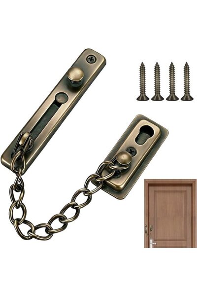 STARSTAR Chain door lock stainless for residential/hotel security.