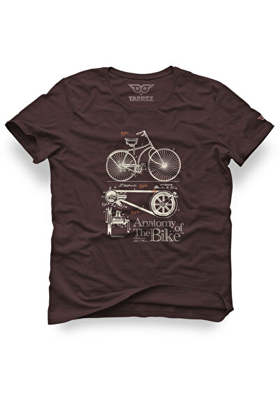 Tarrzzcom Unisex 100% Cotton Regular Fit Bicycle Printed T-Shirt - Cyclist De...