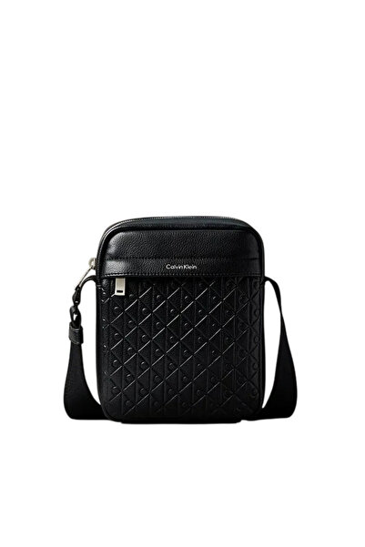 Calvin Klein Ανδρικό Τσαντάκι Χιαστί Μαύρο LV04D3204G-UB1