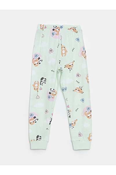 LC Waikiki Rmz Gi̇yi̇m Farkiyla Printed Girls' Pajama Bottoms with Waist Cord