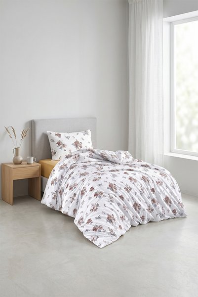 aytunç Eylül 100% Cotton Single Duvet Cover Set 160X220