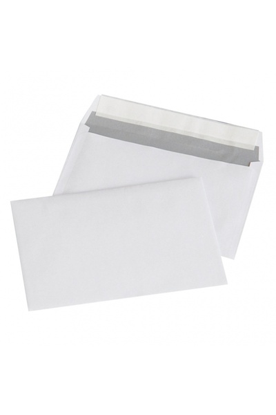 OFFICE products Plic C6 (114X162Mm), Lipire Siliconica, 1000 Buc/Cutie, - Alb...