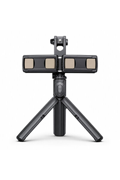 citylifo A32 80 cm Çift Telefon Tutuculu 360° Döner Katlanabilir Tripod Stand