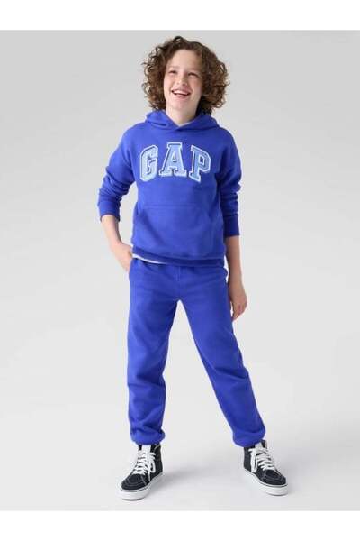 GAP Kids بنطلون رياضي للأولاد من GAP برباط من 6 إلى 16 سنة باللون الأزرق