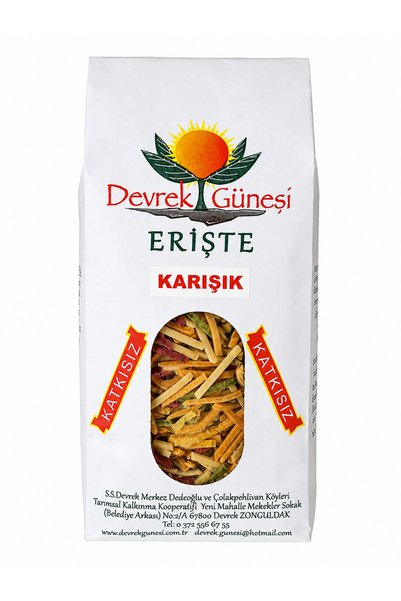 500gr El Yapımı Doğal Karışık Erişte