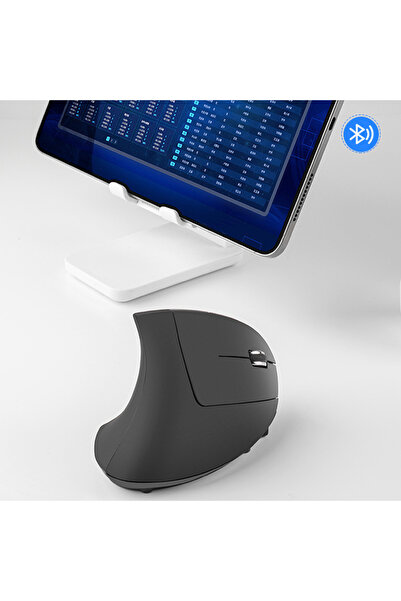 wiks Dikey Kablosuz Mouse Sessiz Tıklamalı Ergonomik Bilgisayar Faresi Taşınabilir Tasarım