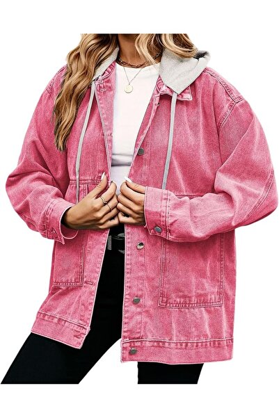 Generic Women's Jean Jacket Vintage Distressed Denim Jacket | Vintage Style, ...