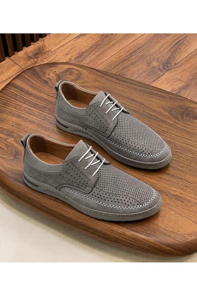 Taşpınar Ayakkabı 100% Genuine Nubuck Leather Orthopedic Men's Summer Comfort...
