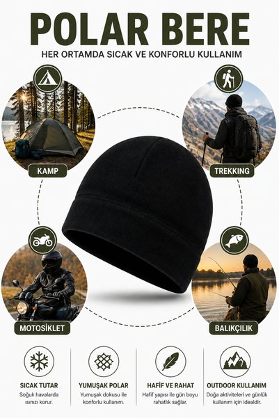 Alıç Căciulă din lână polară unisex, pentru iarnă, călduroasă, din țesătură moale din lână polară, pentru camping în aer liber, trekking, pentru utilizare zilnică