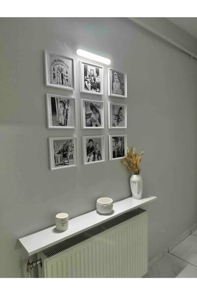 F&I FLORAL İSTANBUL Beyaz Kare Çerçeve ( 3 Adet) PVC Li