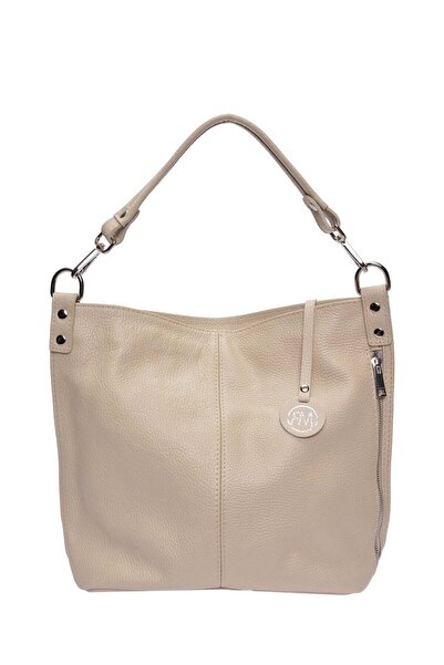 SimpleFind Roberta M Geanta piele -Laetitia-Bej,Geanta de umar piele naturala...