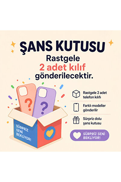 EDELFU iPhone 11 UYUMLU - Blind Box, Rastgele 2 Adet, Telefon Kılıfı (Mystery...