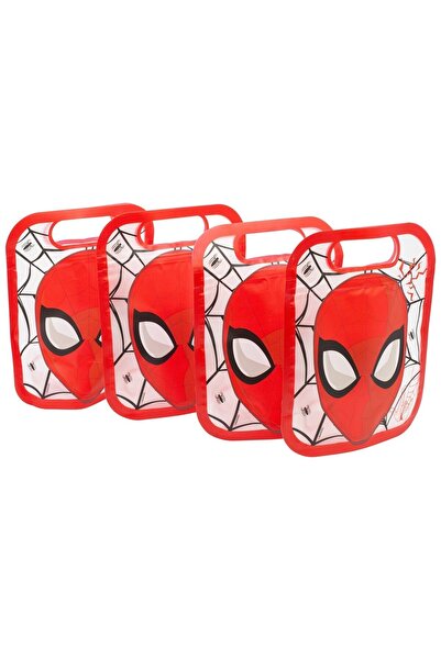 SPIDERMAN Επαναχρησιμοποιούμενες Σακούλες για Τρόφιμα & Σνακ 4 τεμάχια