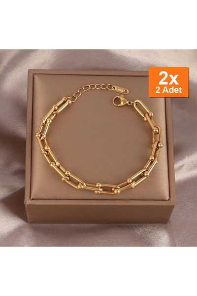 Bozhi Steel Tfny Bracelet Gold Color Business Woman Style Gift