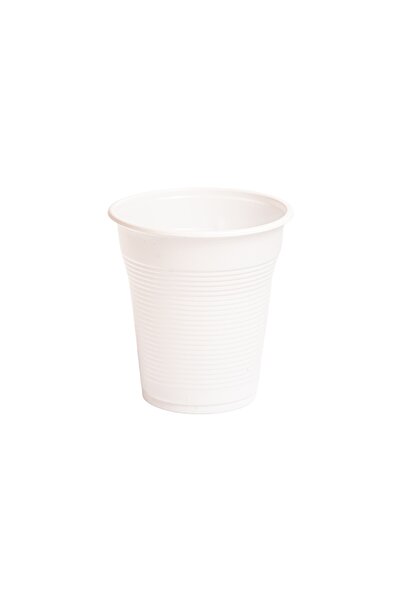 OEM WHITE PLASTIC CUPS 160 ML 1.6 GR, 100 PCS/SET