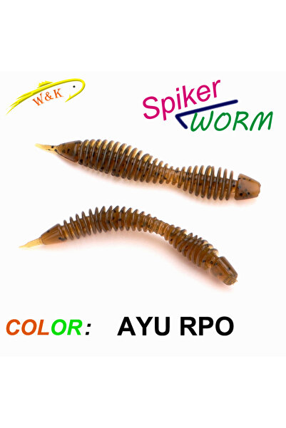 Choice16 طُعم دودي AYU Pro Spiker مقاس 70 مم بطول 5 سم، طُعم ناعم لصيد سمك ال...