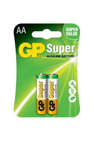 GP Batteries Baterii GP, Super Alcaline AA (LR6) 1.5V alcaline, ambalaj 2 buc...