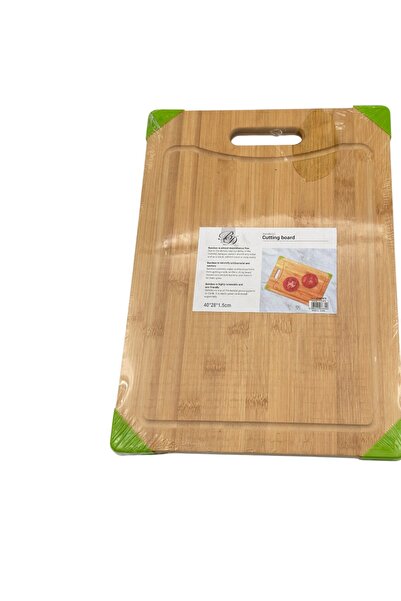 B&D Bamboo Cutting Board – Durable Wooden Chopping & Food Preparation Board