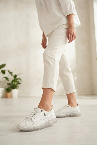 Solly Palovit 2012 White Genuine Leather Women's Shoes