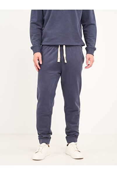 Timeout - Pantaloni lungi barbat sport de culoare uniforma