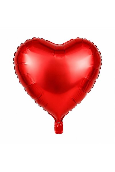 KIRMIZI KALPLİ FOLYO BALON 60CM