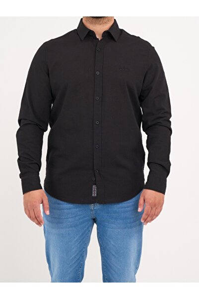 Lee Cooper - Camasa barbat cu maneca lunga si detalii logo