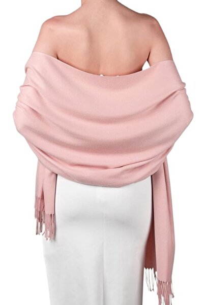 STARSTAR Women's faux cashmere scarf burgundy 200x70cm elegant long.