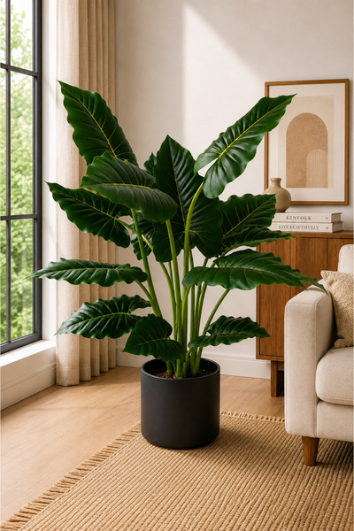 Generic Nearly Natural Alocasia Plant 110cm High
