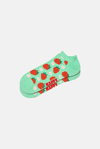 Happy Socks - Green Strawberry Patterned Socks