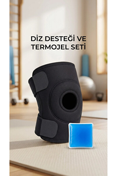 SORA GROUP Sports Supported Cross Ligament Knee Brace with Thermogel for Meni...
