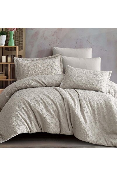 Alhabib bedding مفرش صيفي كوين رصاصي يناسب سرير مقاس 200x160 سم عدد القطع 4