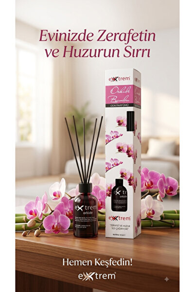 DOFİX Orkide Kokulu Bambu Çubuklu Oda Kokusu 50 ml