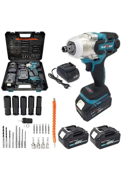 OEM Cheie de impact OKBOONS 48V, 2 acumulatori, 43 accesorii