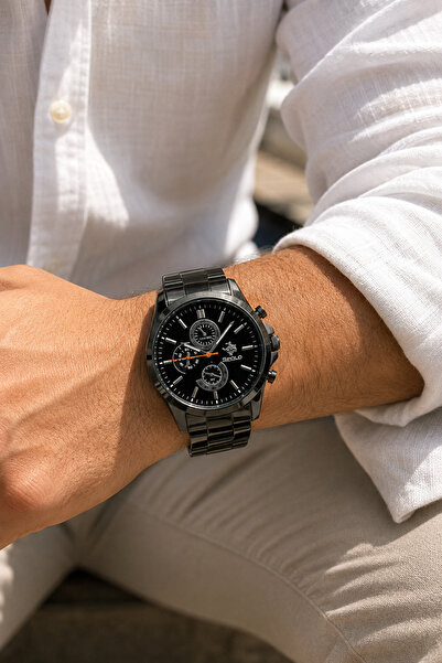 S.POLO Spolo Brand Men's Wristwatch+Bracelet Gift