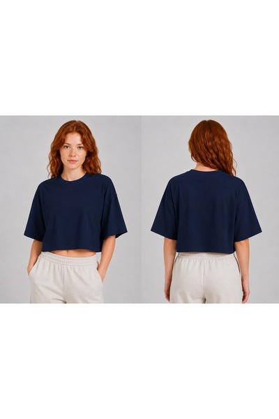 OVERSİZE CROP T-SHİRT