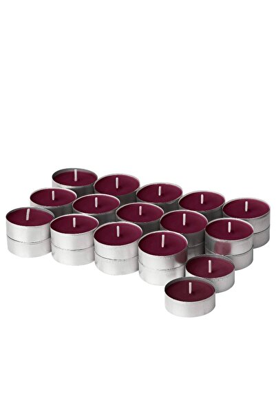 IKEA Störtskön Kırmızı 3.5 Saat Yabani Meyveler Kokulu Tealight Mum - Belir S...