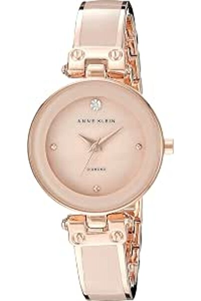 Anne Klein Women's Genuine Diamond Dial Bangle Watch