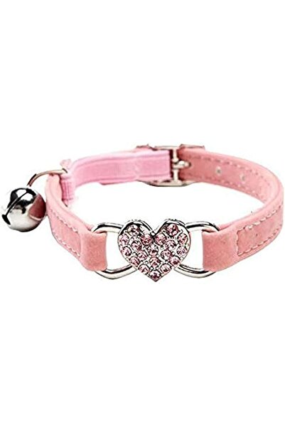 Other Adjustable Dog Cat Collar Rhinestone Soft Velvet Pet Collar Necklace wi...