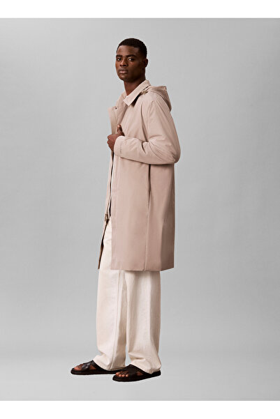 Calvin Klein Bej Erkek Ceket LV04LG505GHMT_LS RELAXED TECH NYLO