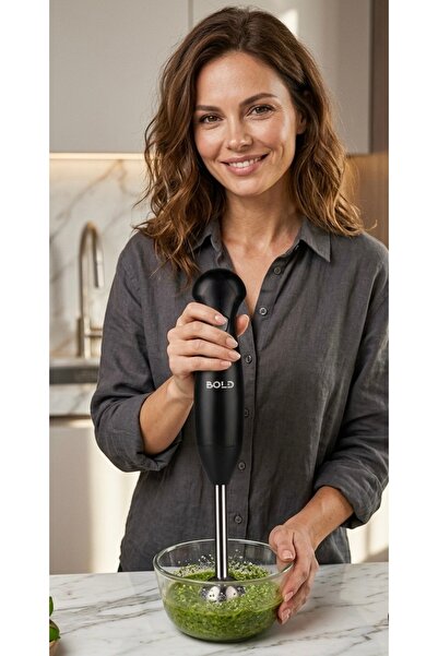 Fujika Turbo Çubuk El Blender 400W Paslanmaz Çelik Bıçaklı Hız Ayarlı Siyah
