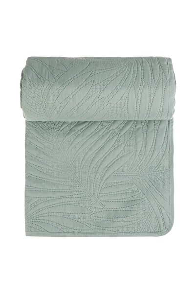 BAMI NETWORK Cuvertura Reversibila Verde Menta Frunze 160x230cm