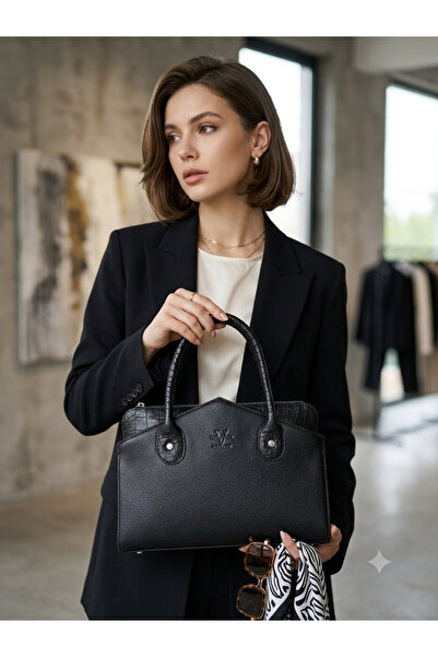 valentina victoria Valvic Genuine Leather 3-Section Stylish Women's Bag.