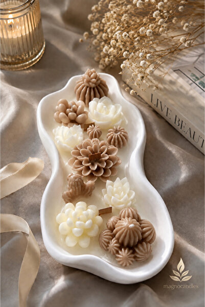 magnocandles Magno Candles Çiçek Bahçesi Kokulu Mum – El Yapımı Seramik Kase ...