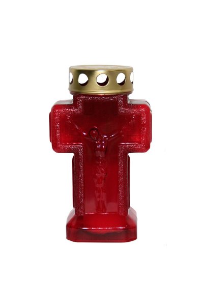 LCA Set 4 x Candela in Forma de Cruce Rosu, 30 Ore
