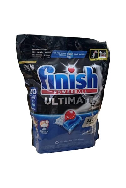 Finish Powerball Ultimate All-in-1 Tablete pentru mașina de spălat vase (50 d...