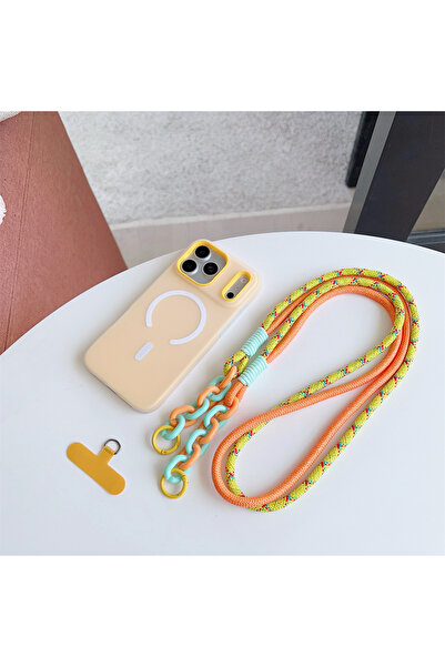 Choice83 iPhone17 Pro Max YELLOW Lanyard Phone Case For iPhone 17 Pro Max 16 ...