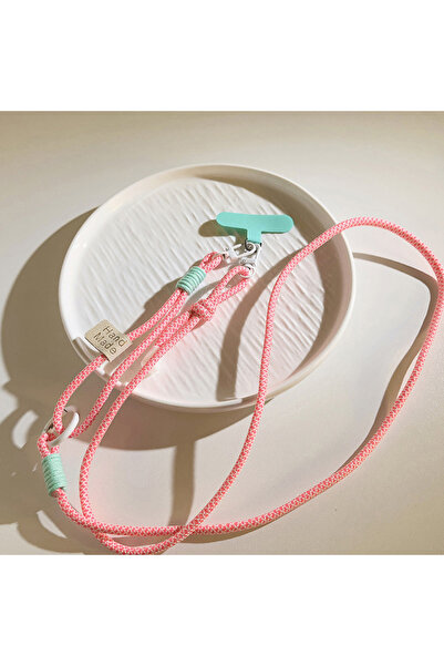Choice3 SJS039 New Fashion Trend Handwoven Long Rope Mobile Phone Universal L...